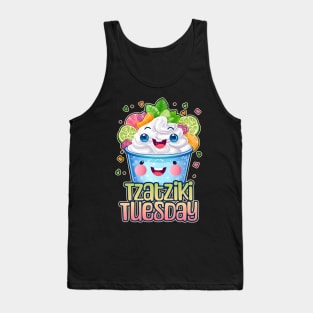 Tzatziki Tuesday Foodie Design Tank Top